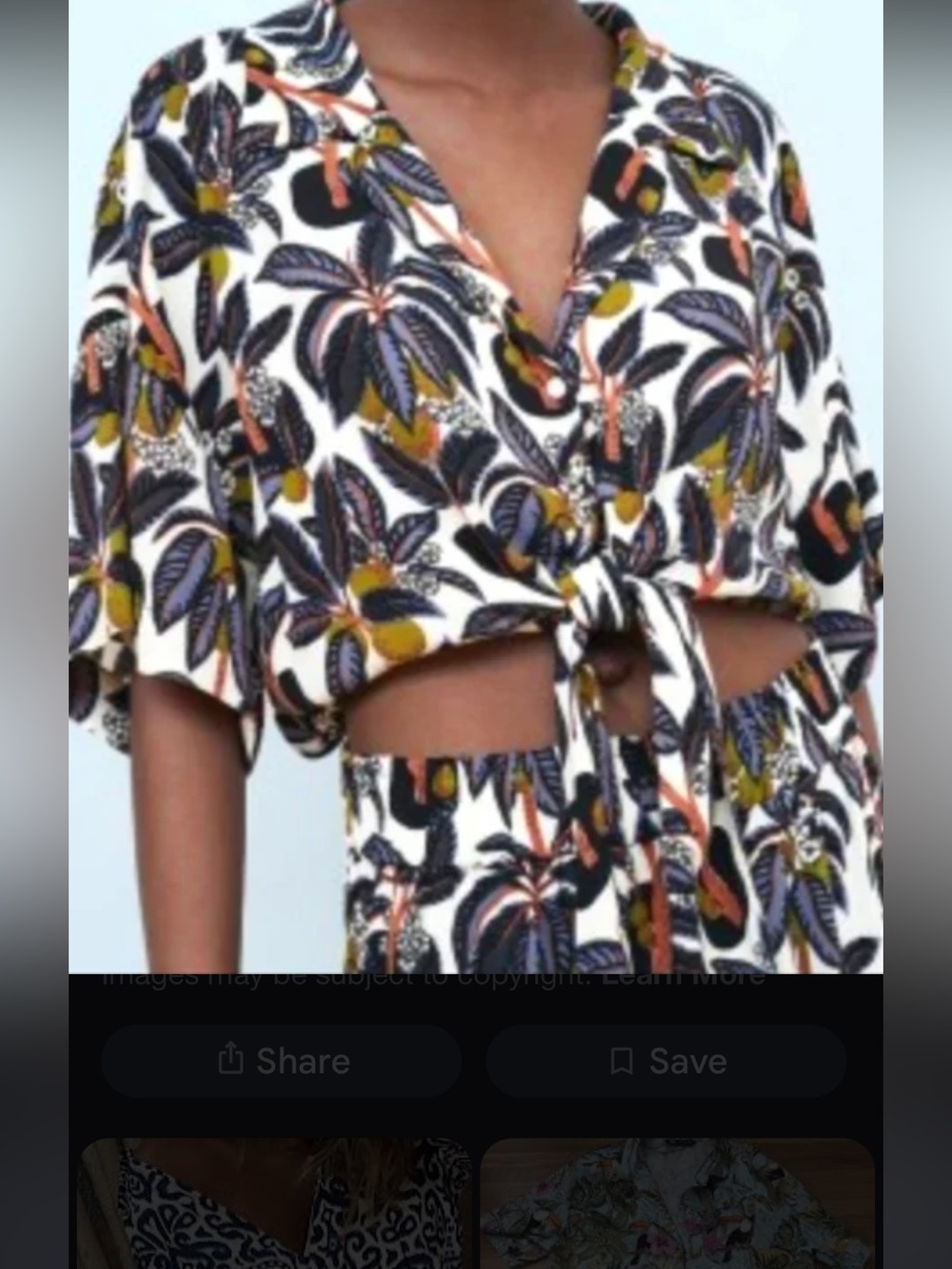 Zara - Tropical Short Set